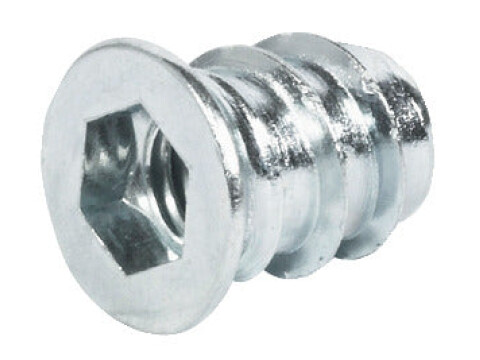 Screw-In Sleeve M6 D7.5x13mm SW6 St Galv