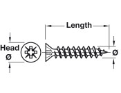 Multipurpose Scr Ful Csk PZ D3.5x12mm