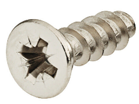 Varianta Screw, Countersunk Head, PZ, Fully Threaded, for &Oslash; 3 mm Holes, Nickel P