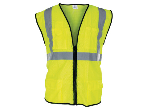 Be-Seen HiVis Waistcoat Velcro Size XXL