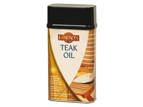 Liberon Teak Oil w UV Filter 1L Clr Sat