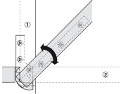 Pivot Hinge for Bureau 80mm Brass Pol
