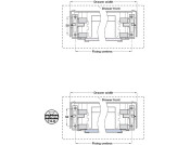 Moulded Plastic Drawer Pl Wht 430x500mm
