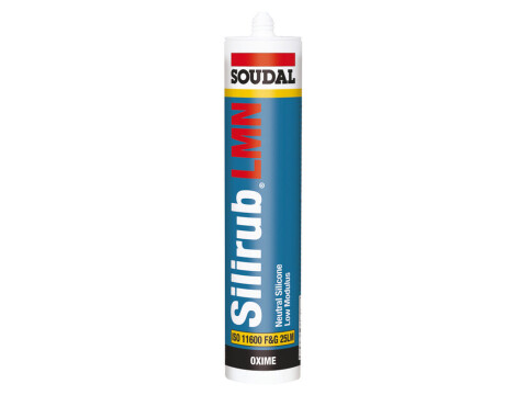 Silicone Sealant, Construction, Tube 300 ml, Soudal Silirub LMN