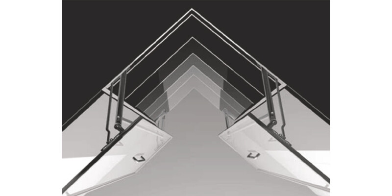 Door Opening Mechanism 450mm St Alu Col