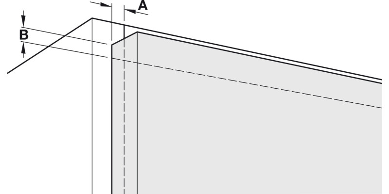 Door Opening Mechanism 450mm St Alu Col