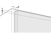 Door Opening Mechanism 450mm St Alu Col