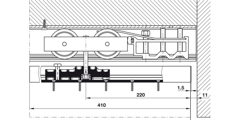 Hawa Junior 250B Fitting Set 1Dr
