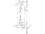 Pivot Hinge wo Stop Pl Brown