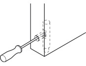 Pivot Hinge wo Stop Pl Brown