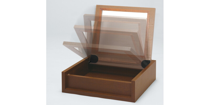 105D Chest Lid Hinge Grey/White