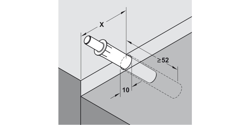 Soft Close Mechanism LD Pl Grey