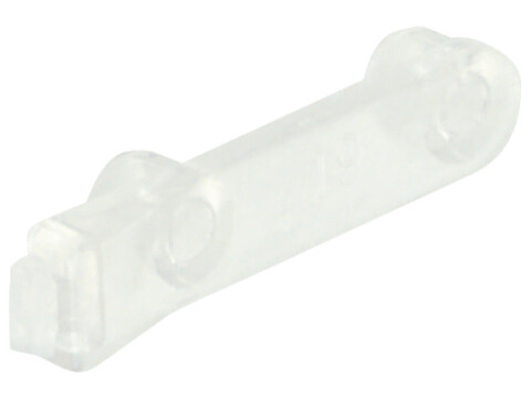 Door Stop w 2 Dowels Pl/PVC Trans