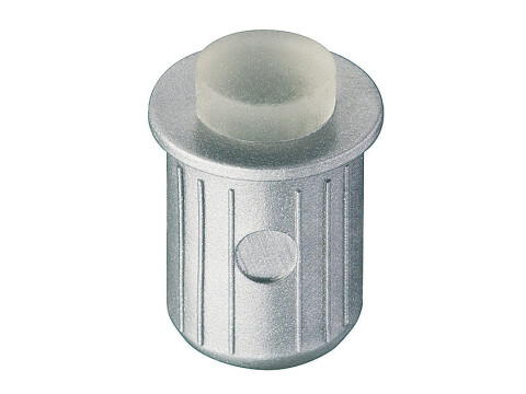 Door Buffer D9x2.5mm Pl Silver Col
