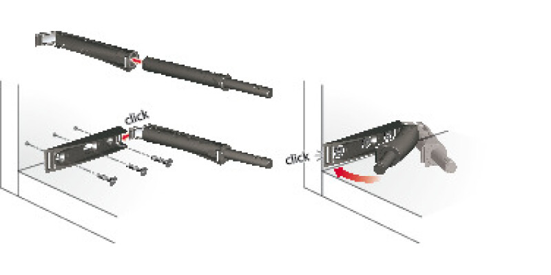 K Push Tech Conc Long Surface Mnt Wht