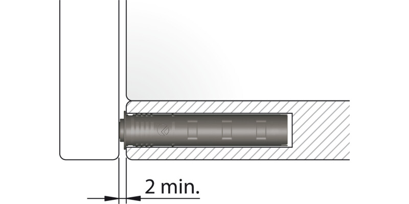 K Push Tech Conc Long w Magnet Wht