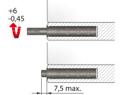 K Push Tech Conc Short w Magnet Gry