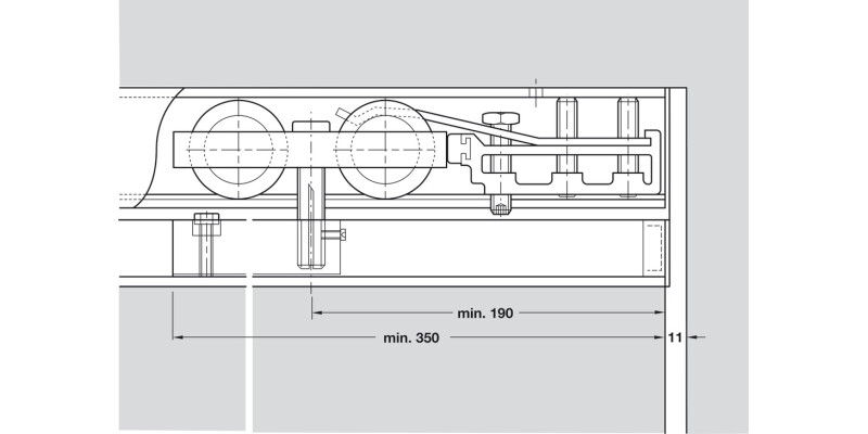 Hawa Junior 160B Fitting Set 1Dr