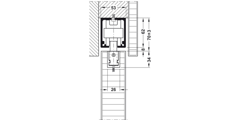Hawa Junior 160B Fitting Set 1Dr