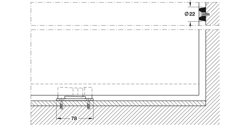 Hawa Junior 160B Fitting Set 1Dr