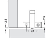 Cruciform Adapt Housing wo Aid Pl Beige