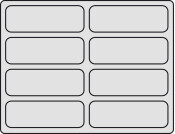 Variant D 35mm Tray 8 Compartments Wht