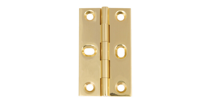 Butt Hinge Sqr 64x35mm Brass PB