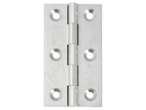 Broad Style Hinge, 64 x 35 mm, Brass