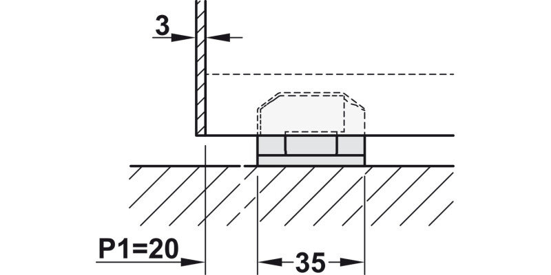 Hawa Junior 120B Fitting Set 1Dr