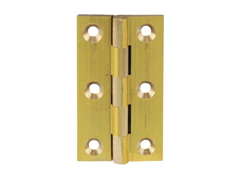 Broad Style Hinge, 51 x 29 mm, Brass