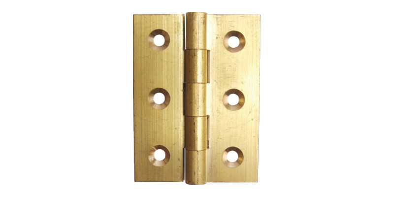 Broad Style Hinge, 51 x 38 mm, Brass
