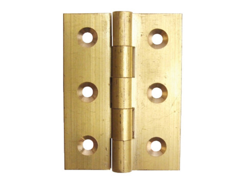Broad Style Hinge, 51 x 38 mm, Brass