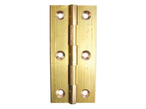 Butt Hinge Narrow 75x35mm Brass Self