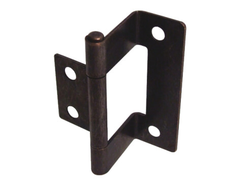 Cranked Flush Hinge 15-16mm 50mm St FB