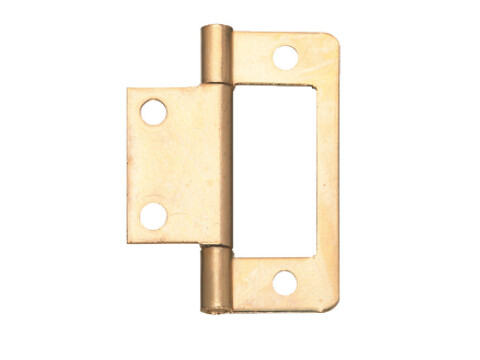 Flush Hinge 40x16mm Inset St ZP