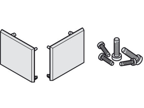 Eku Porta 100GW End Cap Set f Ang Prof