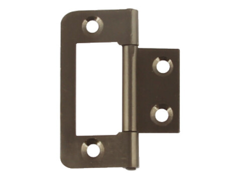 105 Flush Hinge Rad 50x24mm St ZP