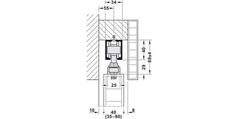 Hawa Junior 80Z Fiiting Set 1Dr wo SC