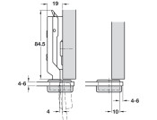 Tiomos 95D Glass Hinge Click 26 SF Full