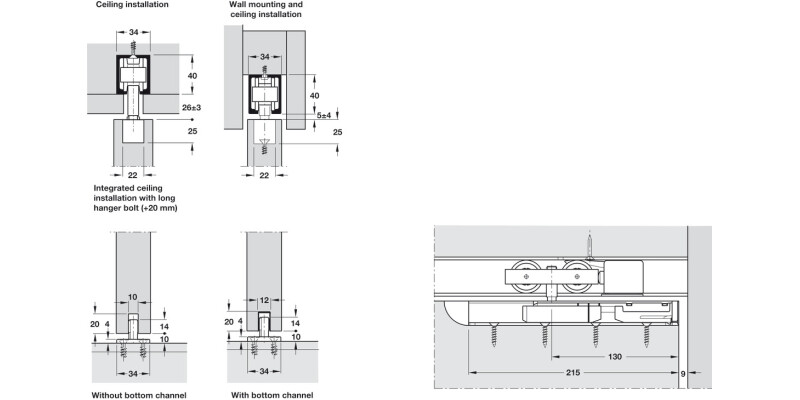 Hawa Junior 80B Mod FitSet 1Dr Std Bolt