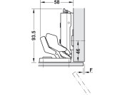 Tiomos Mirro 125D Hinge 3-8mm Tipmatic