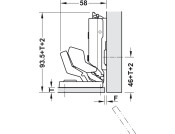 Tiomos Mirro 125D Hinge Tipmatic Plus