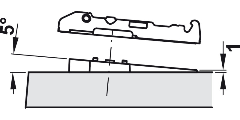 Tiomos Wedge -5D for Mounting Plates