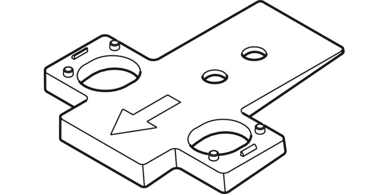 Tiomos Wedge -5D for Mounting Plates