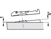 Tiomos Wedge +5D for Mounting Plates