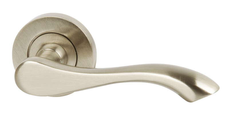 Lever Handles, on Round Roses, Zinc Alloy, Welford