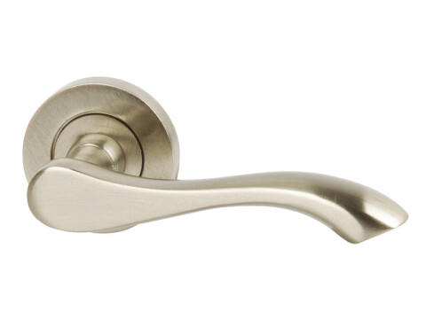 Lever Handles, on Round Roses, Zinc Alloy, Welford