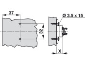 Tiomos 6mm Mounting Plate 2prt Click 2 Cruci Hos