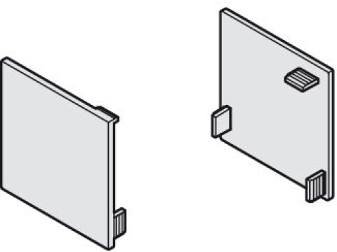 Slido Cls 50/120F End Caps Pl Alu