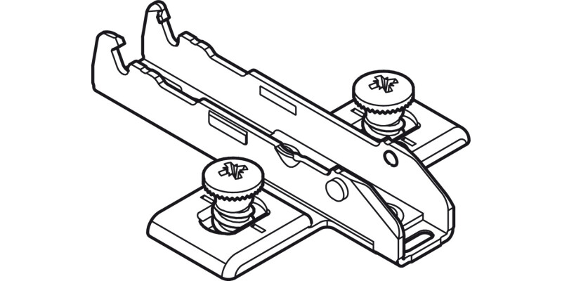 Tiomos Econ 0mm Mounting Plate Click 3 Cruci PM